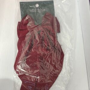 Wild Fable Burgundy Bow Hair Accessory